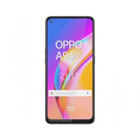 Protector Cristal Templado Completo 5D Full Glue Negro para Oppo A94 5G Vidrio