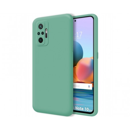 Funda Silicona Líquida Ultra Suave para Xiaomi Redmi Note 10 Pro color Verde
