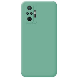 Funda Silicona Líquida Ultra Suave para Xiaomi Redmi Note 10 Pro color Verde 2