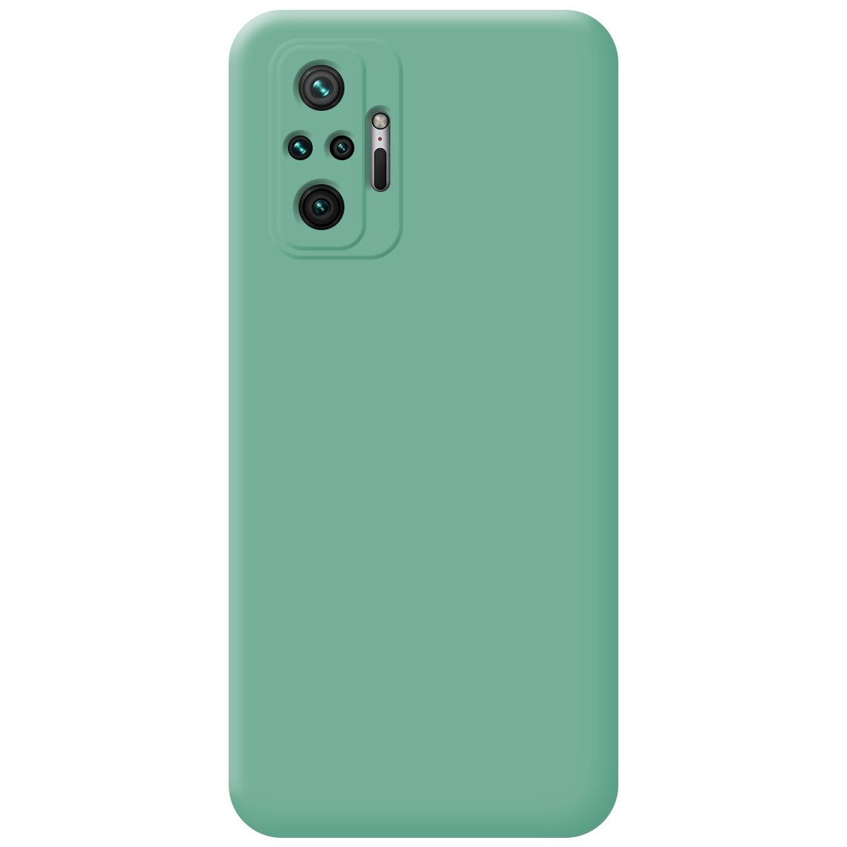 Funda Silicona Líquida Ultra Suave para Xiaomi Redmi Note 10 Pro color Verde