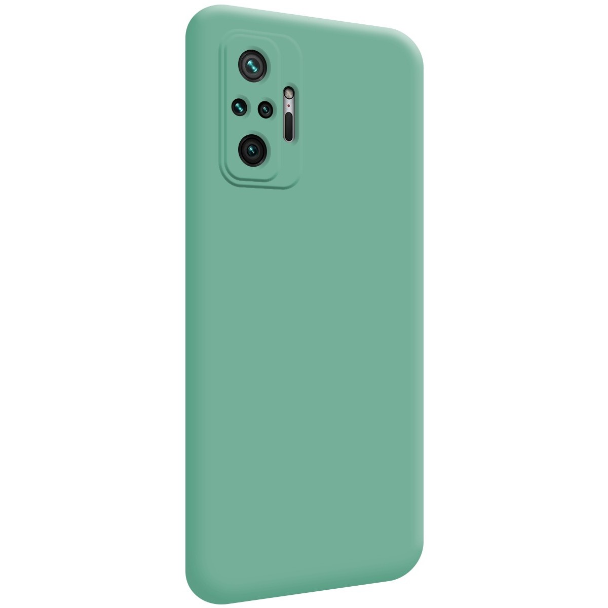 Funda Silicona Líquida Ultra Suave para Xiaomi Redmi Note 10 Pro color Verde