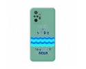 Funda Silicona Líquida Verde para Xiaomi Redmi Note 10 Pro diseño Agua Dibujos
