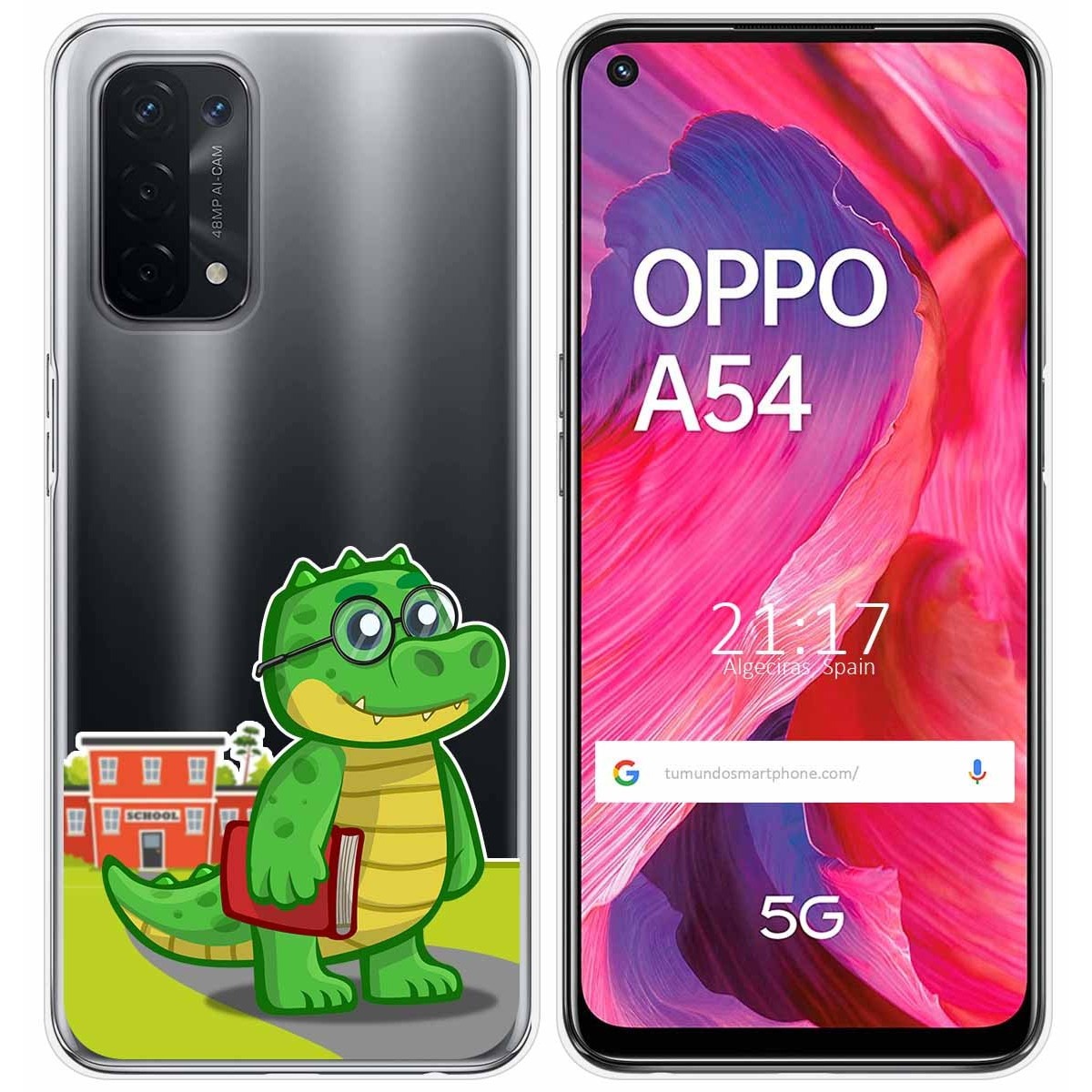 Funda Gel Transparente para Oppo A54 5G / A74 5G diseño Coco Dibujos