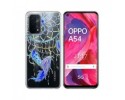 Funda Gel Transparente para Oppo A54 5G / A74 5G diseño Plumas Dibujos