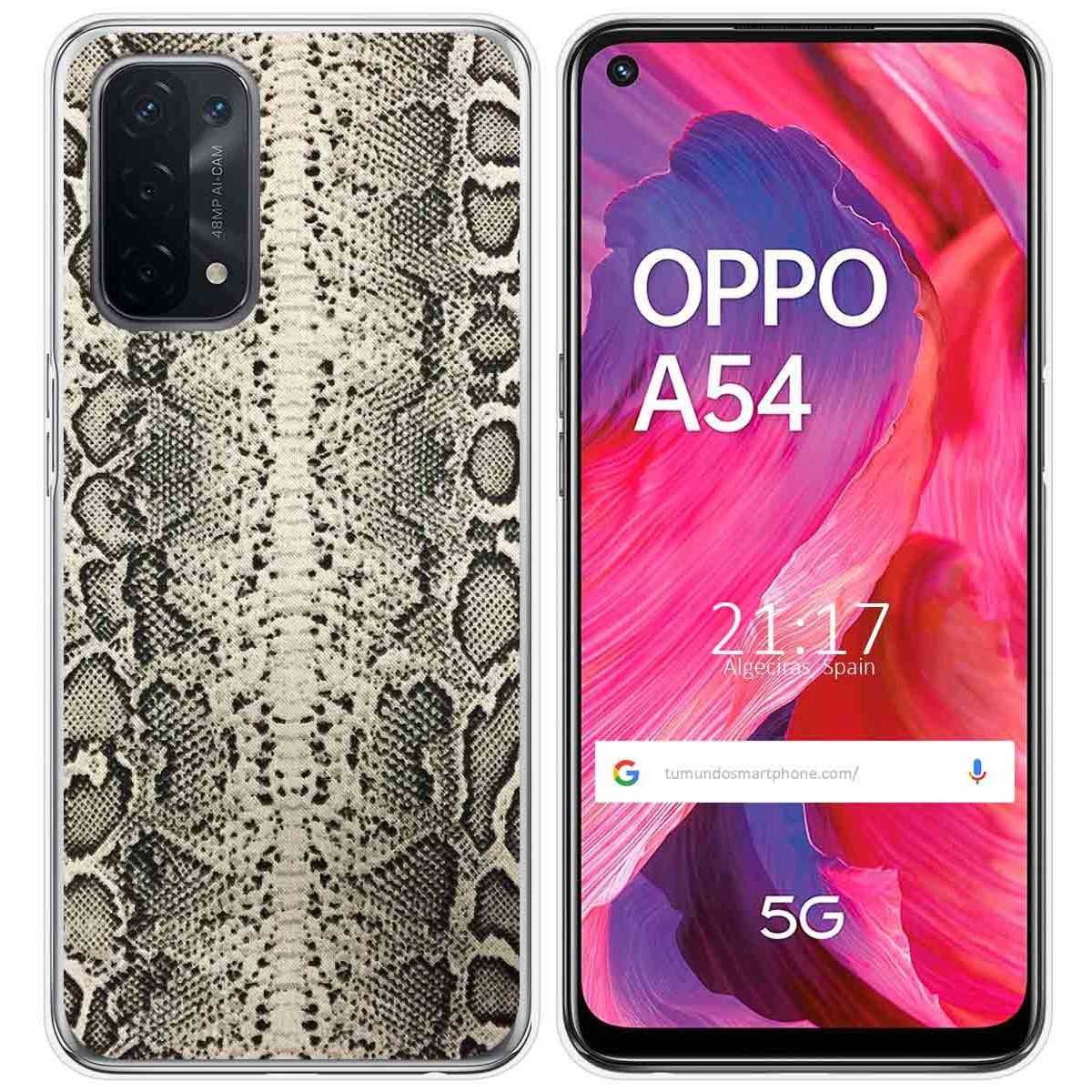 Funda Gel Tpu para Oppo A54 5G / A74 5G diseño Animal 01 Dibujos