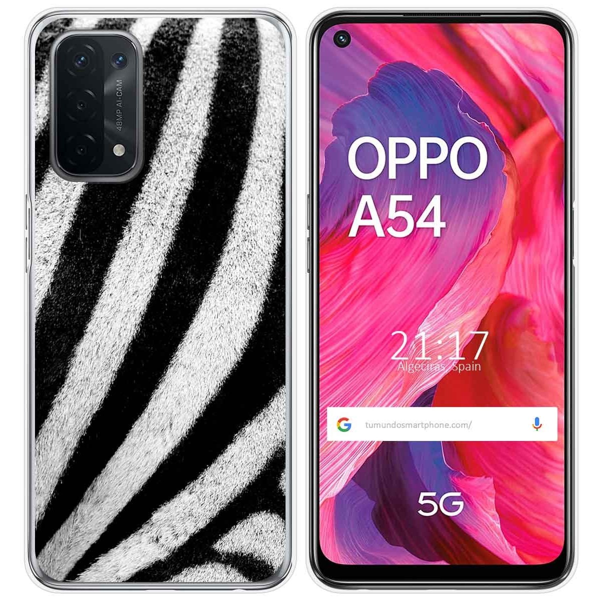Funda Gel Tpu para Oppo A54 5G / A74 5G diseño Animal 02 Dibujos