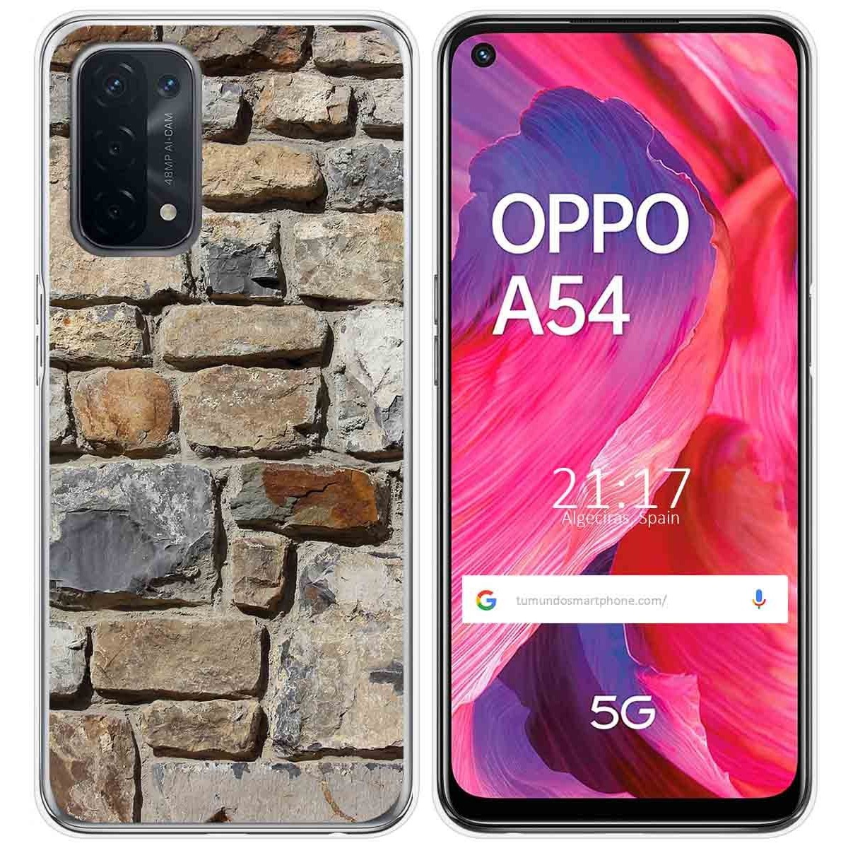 Funda Gel Tpu para Oppo A54 5G / A74 5G diseño Ladrillo 03 Dibujos