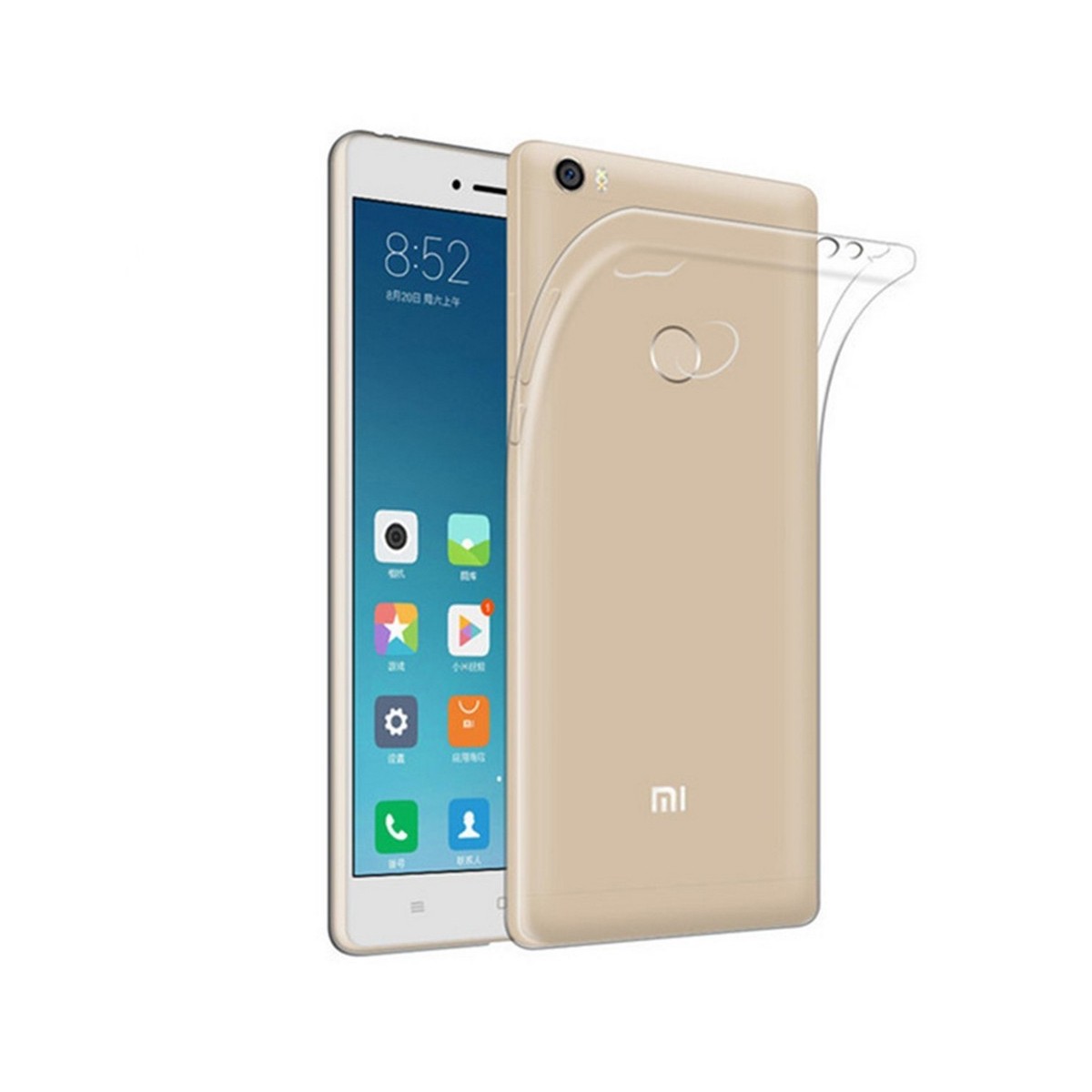 Funda Gel Tpu Fina Ultra-Thin 0,3mm Transparente para Xiaomi Mi Max 2