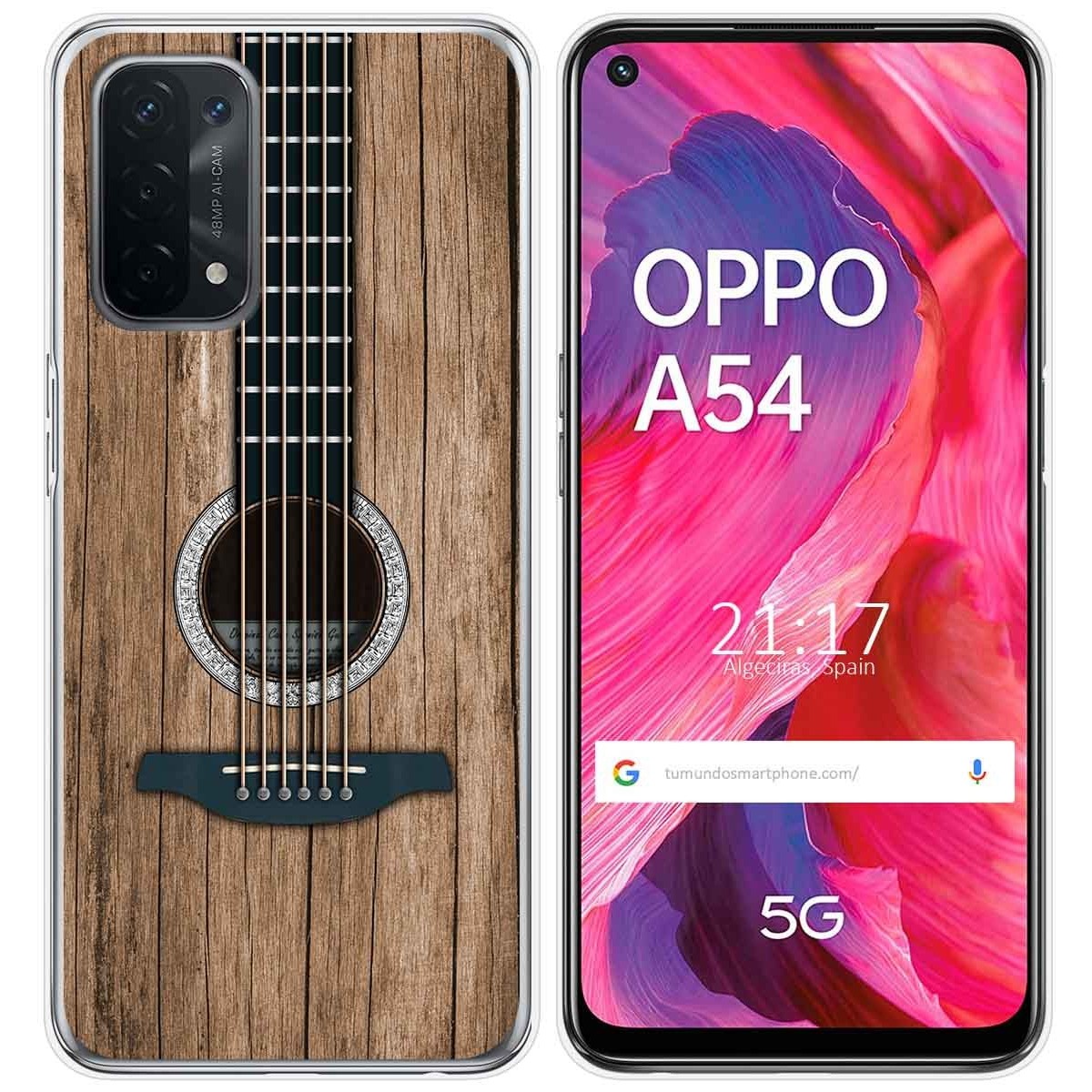 Funda Gel Tpu para Oppo A54 5G / A74 5G diseño Madera 11 Dibujos
