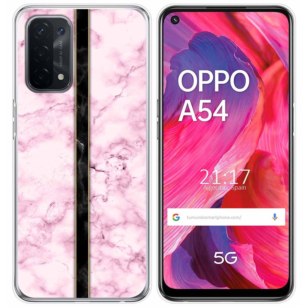 Funda Gel Tpu para Oppo A54 5G / A74 5G diseño Mármol 04 Dibujos