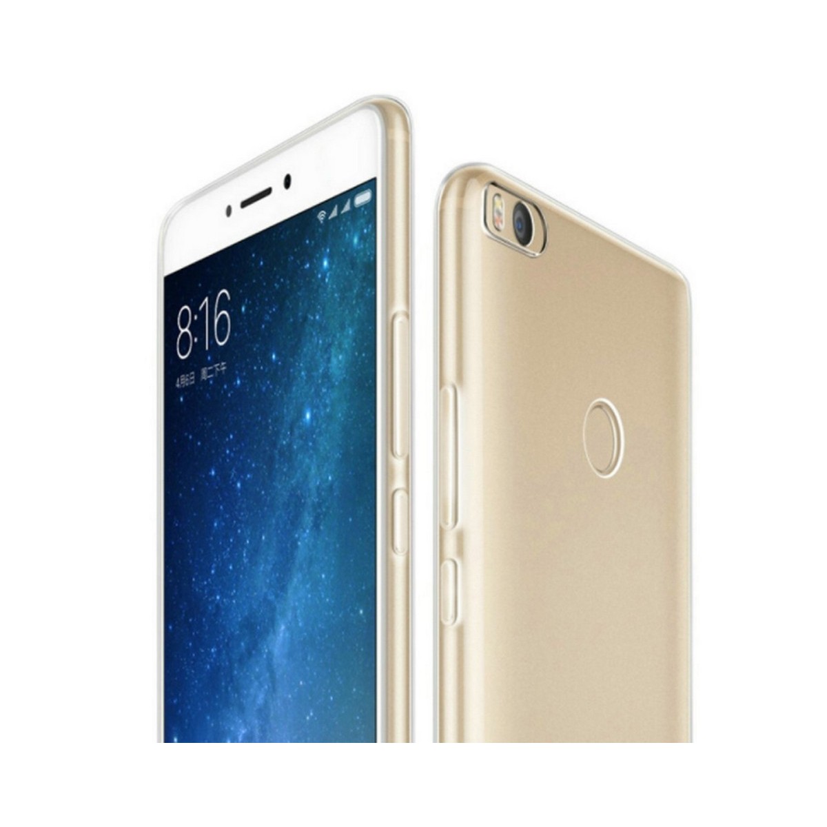 Funda Gel Tpu Fina Ultra-Thin 0,3mm Transparente para Xiaomi Mi Max 2