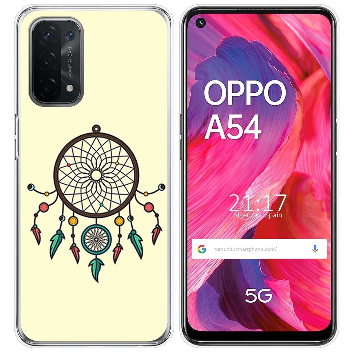 Funda Gel Tpu para Oppo A54 5G / A74 5G diseño Atrapasueños Dibujos