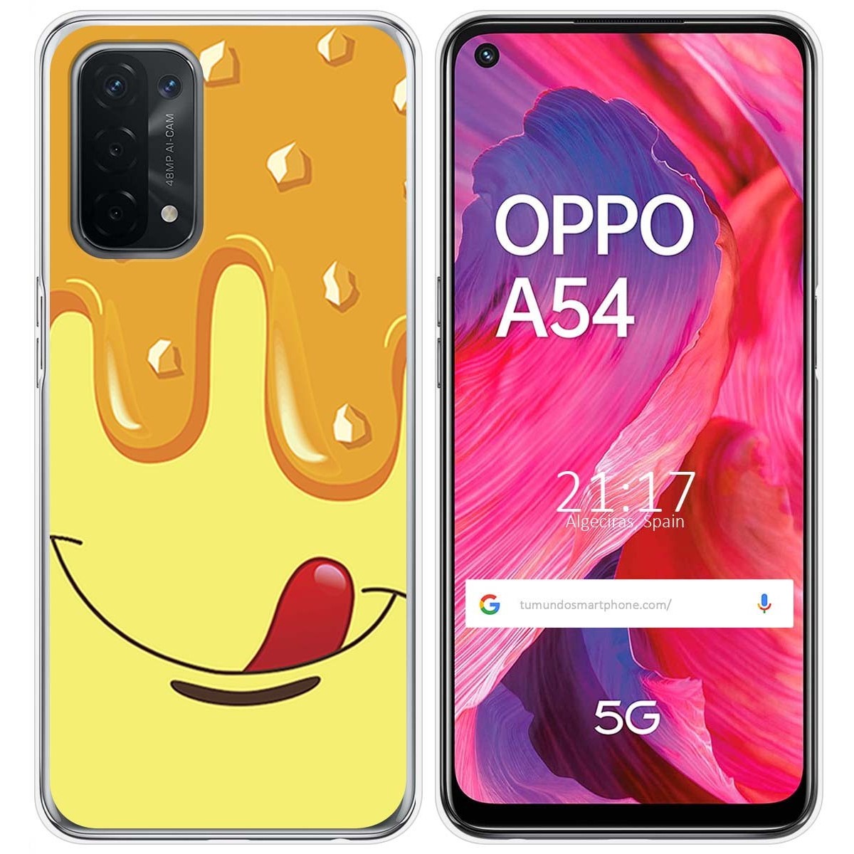 Funda Gel Tpu para Oppo A54 5G / A74 5G diseño Helado Vainilla Dibujos