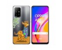 Funda Gel Transparente para Oppo A94 5G diseño Jirafa Dibujos
