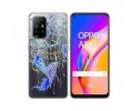 Funda Gel Transparente para Oppo A94 5G diseño Plumas Dibujos