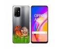 Funda Gel Transparente para Oppo A94 5G diseño Tigre Dibujos