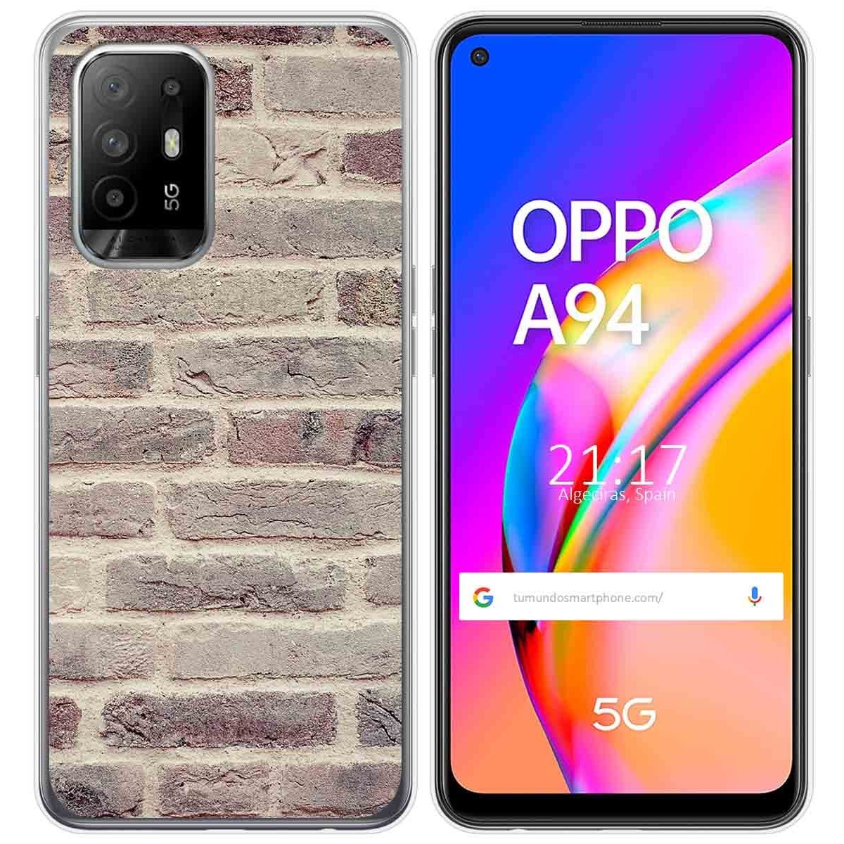 Funda Gel Tpu para Oppo A94 5G diseño Ladrillo 01 Dibujos