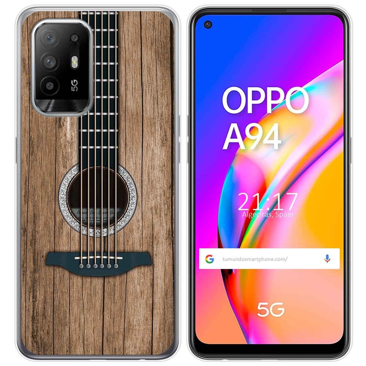 Funda Gel Tpu para Oppo A94 5G diseño Madera 11 Dibujos