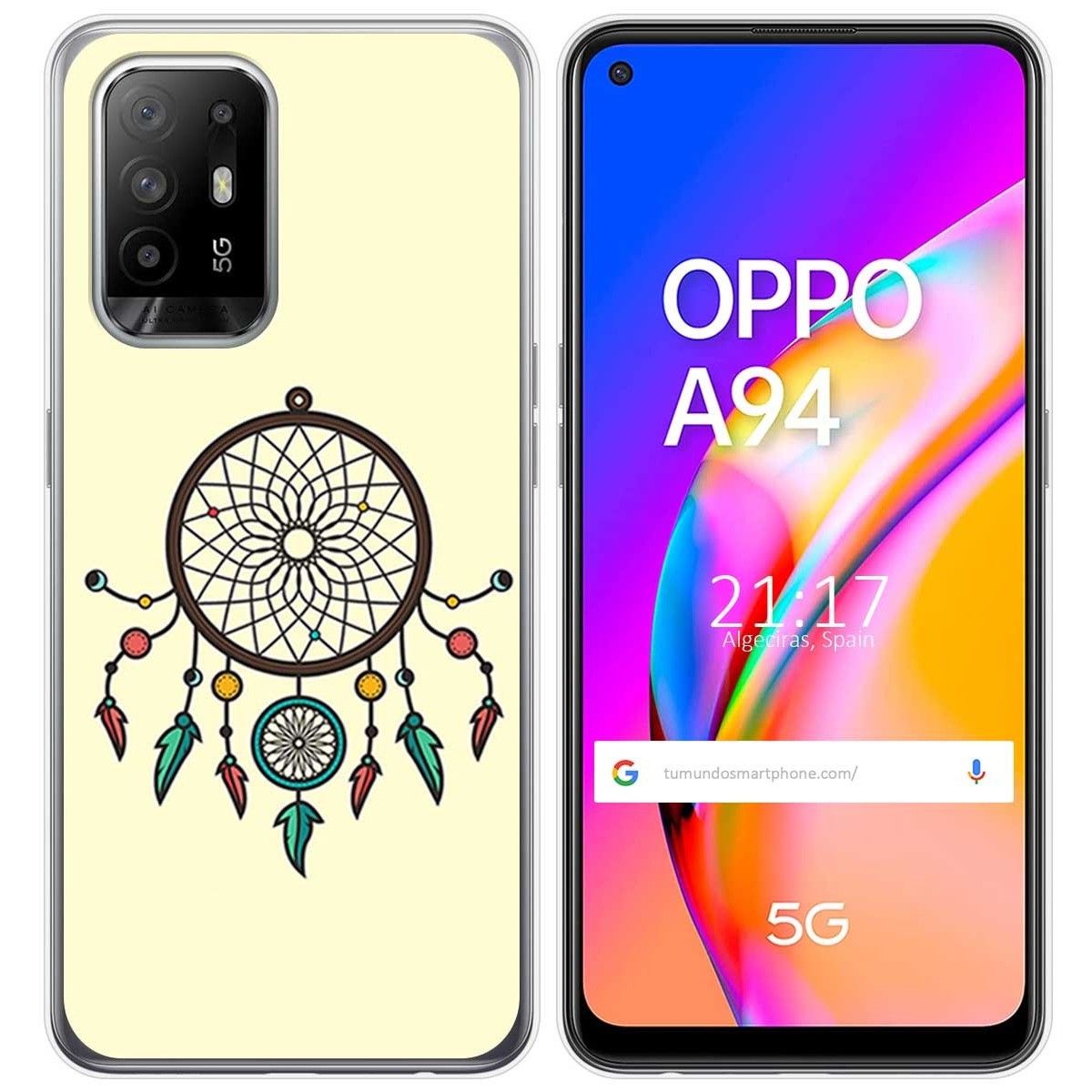 Funda Gel Tpu para Oppo A94 5G diseño Atrapasueños Dibujos