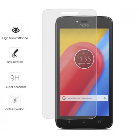 Protector Cristal Templado para Motorola Moto C Vidrio