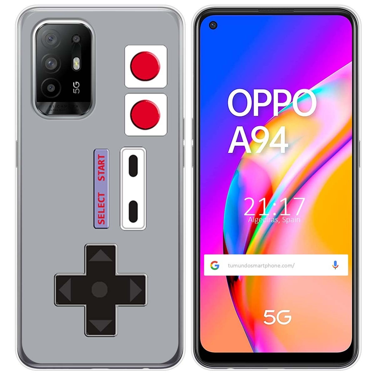 Funda Gel Tpu para Oppo A94 5G diseño Consola Dibujos