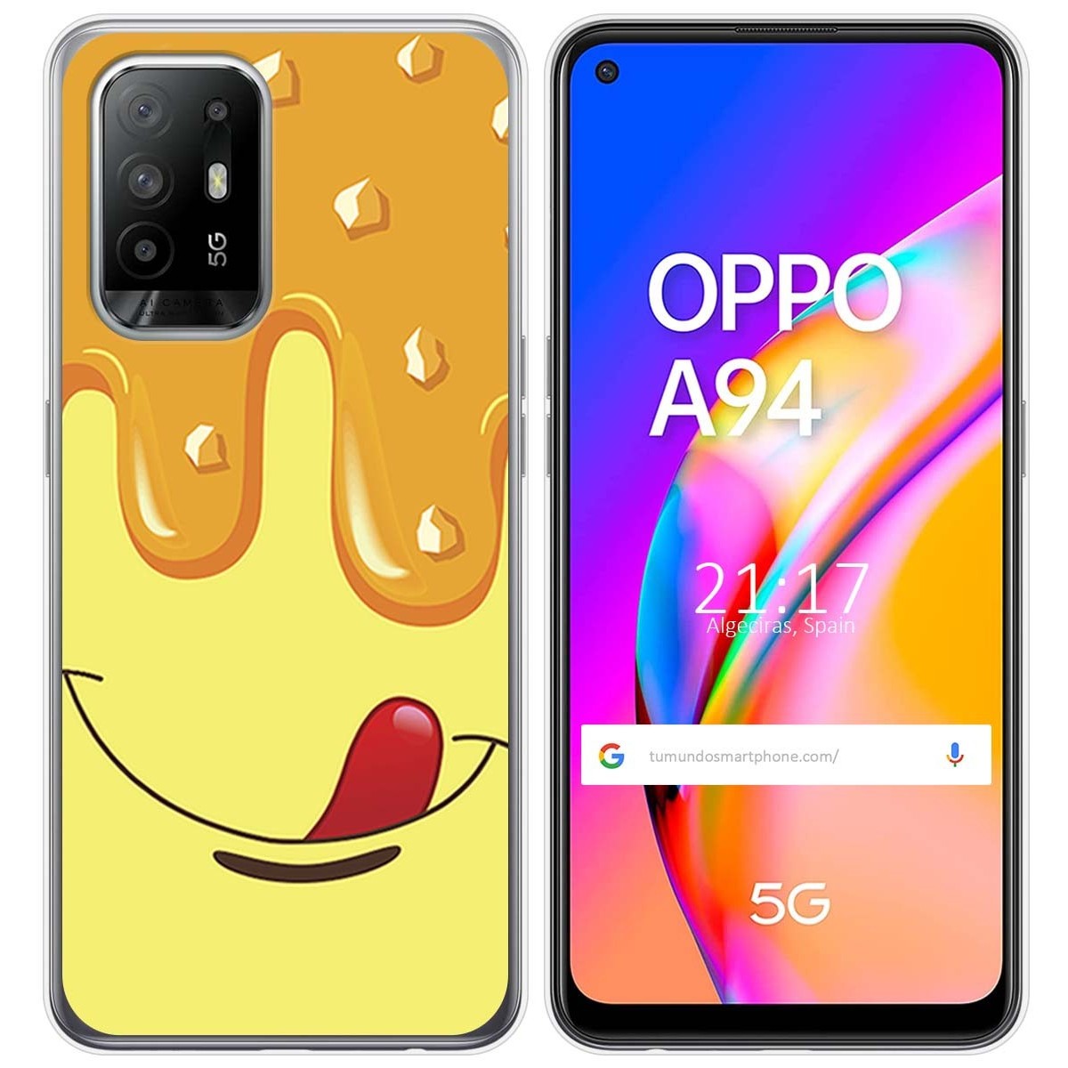 Funda Gel Tpu para Oppo A94 5G diseño Helado Vainilla Dibujos