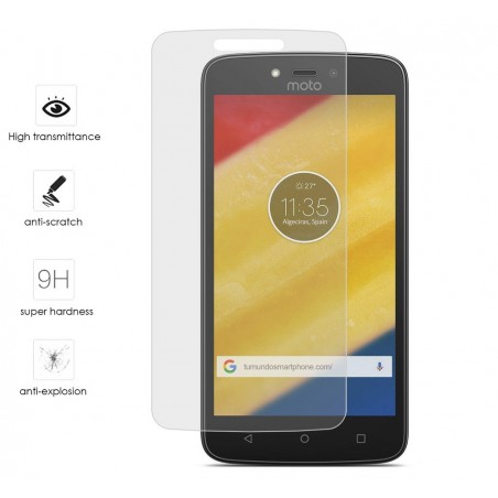 Protector Cristal Templado para Motorola Moto C Plus Vidrio