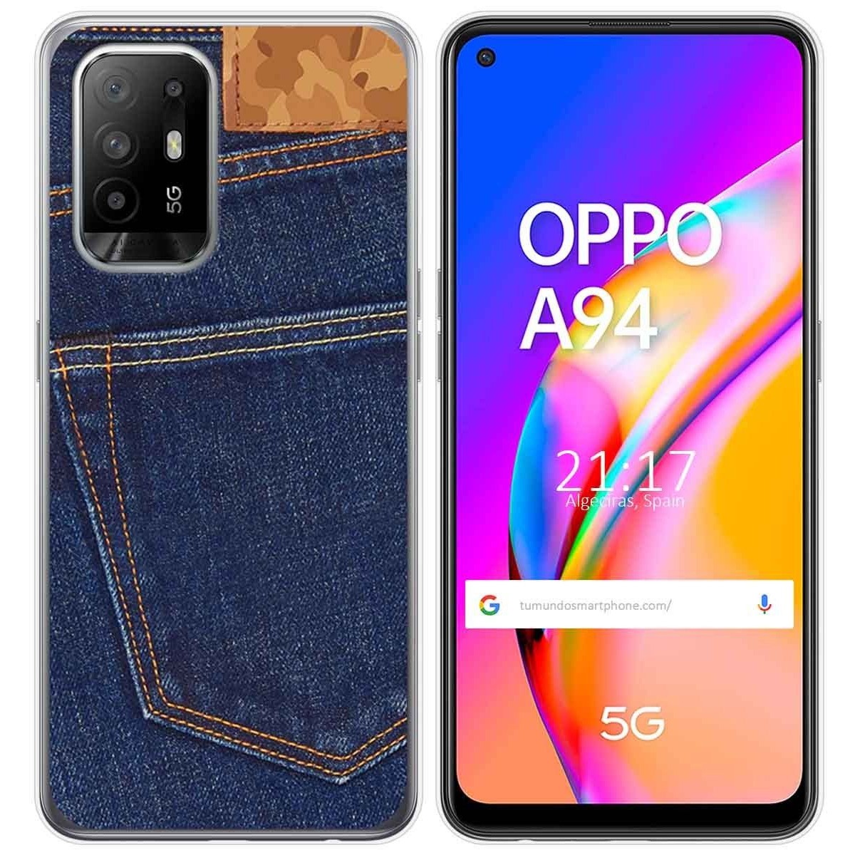 Funda Gel Tpu para Oppo A94 5G diseño Vaquero Dibujos