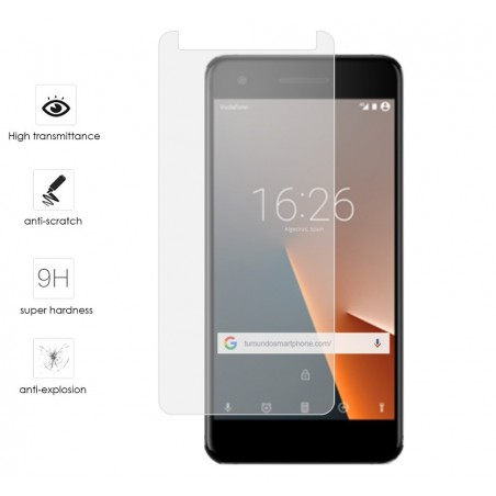 Protector Cristal Templado para Vodafone Smart V8 Vidrio