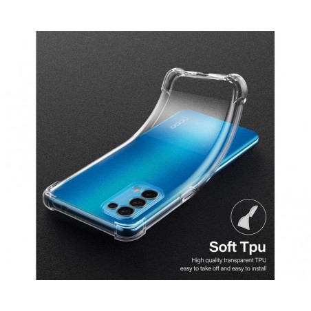 Funda Gel Tpu Anti-Shock Transparente para Oppo A54 5G / A74 5G