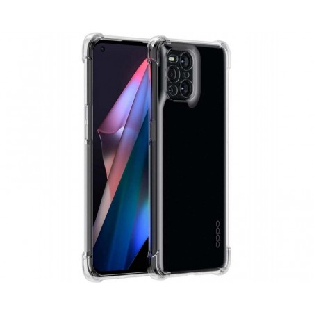 Funda Gel Tpu Anti-Shock Transparente para Oppo Find X3 Pro 5G