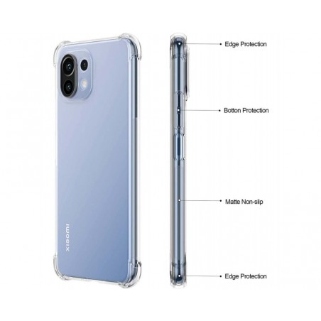 Funda Gel Tpu Anti-Shock Transparente para Xiaomi Mi 11 Lite 4G / 5G / 5G NE