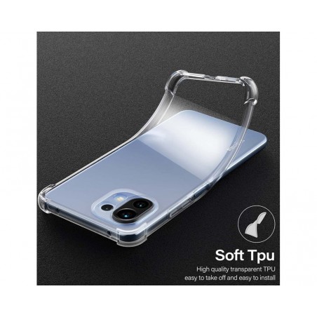 Funda Gel Tpu Anti-Shock Transparente para Xiaomi Mi 11 Lite 4G / 5G / 5G NE