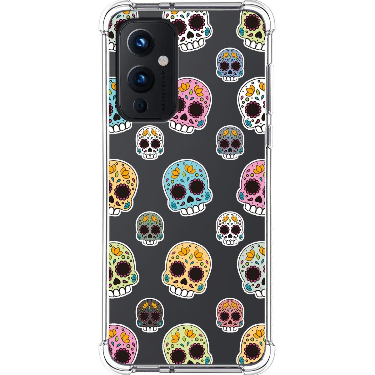 Funda Silicona Antigolpes para OnePlus 9 5G diseño Catrina Dibujos