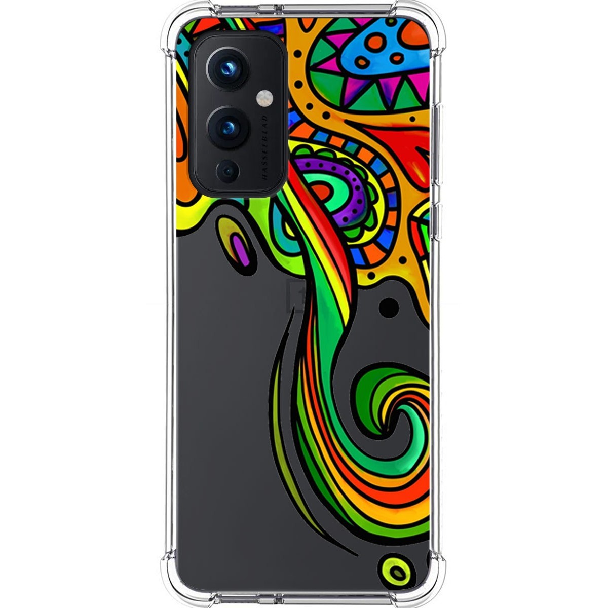 Funda Silicona Antigolpes para OnePlus 9 5G diseño Colores Dibujos