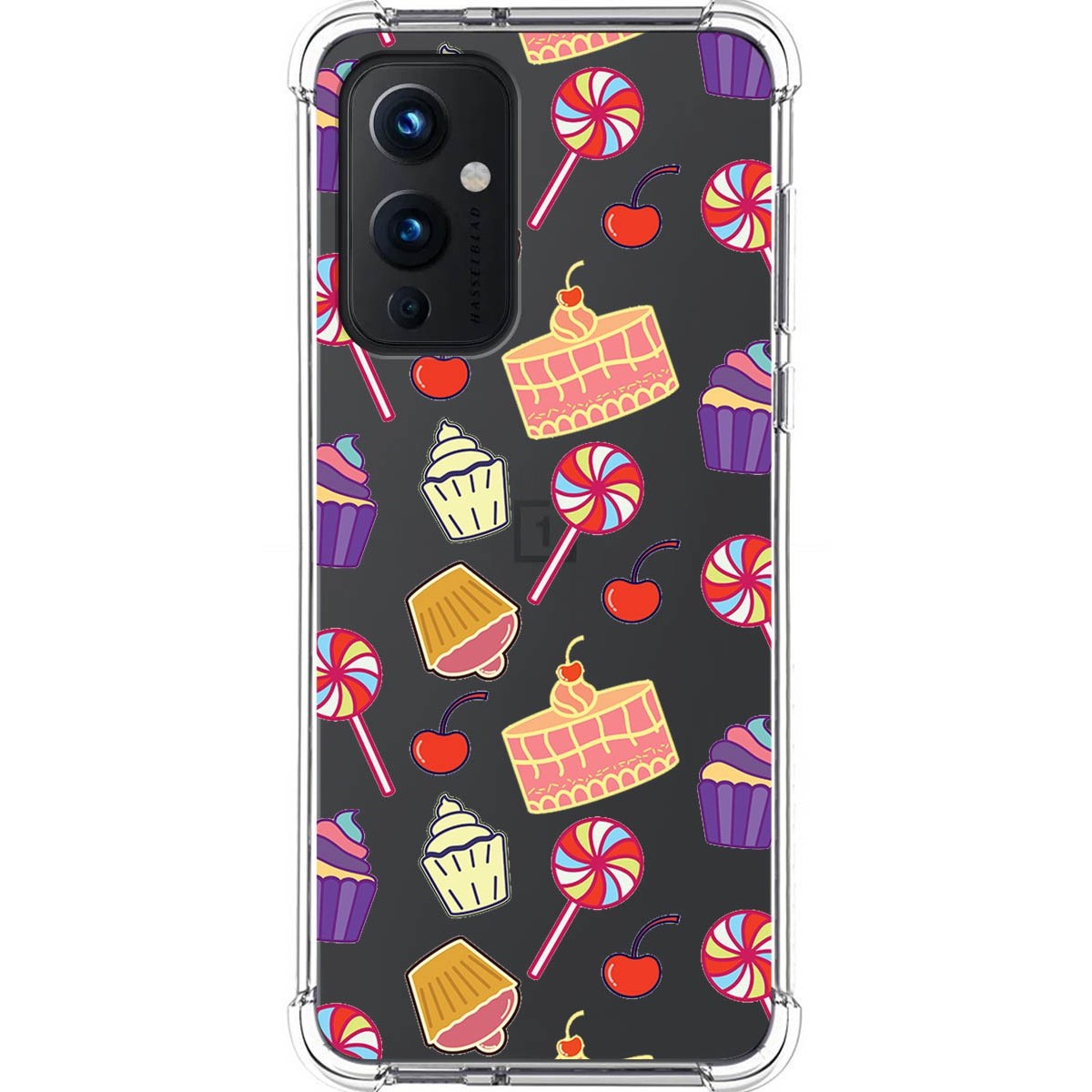 Funda Silicona Antigolpes para OnePlus 9 5G diseño Dulces 01 Dibujos
