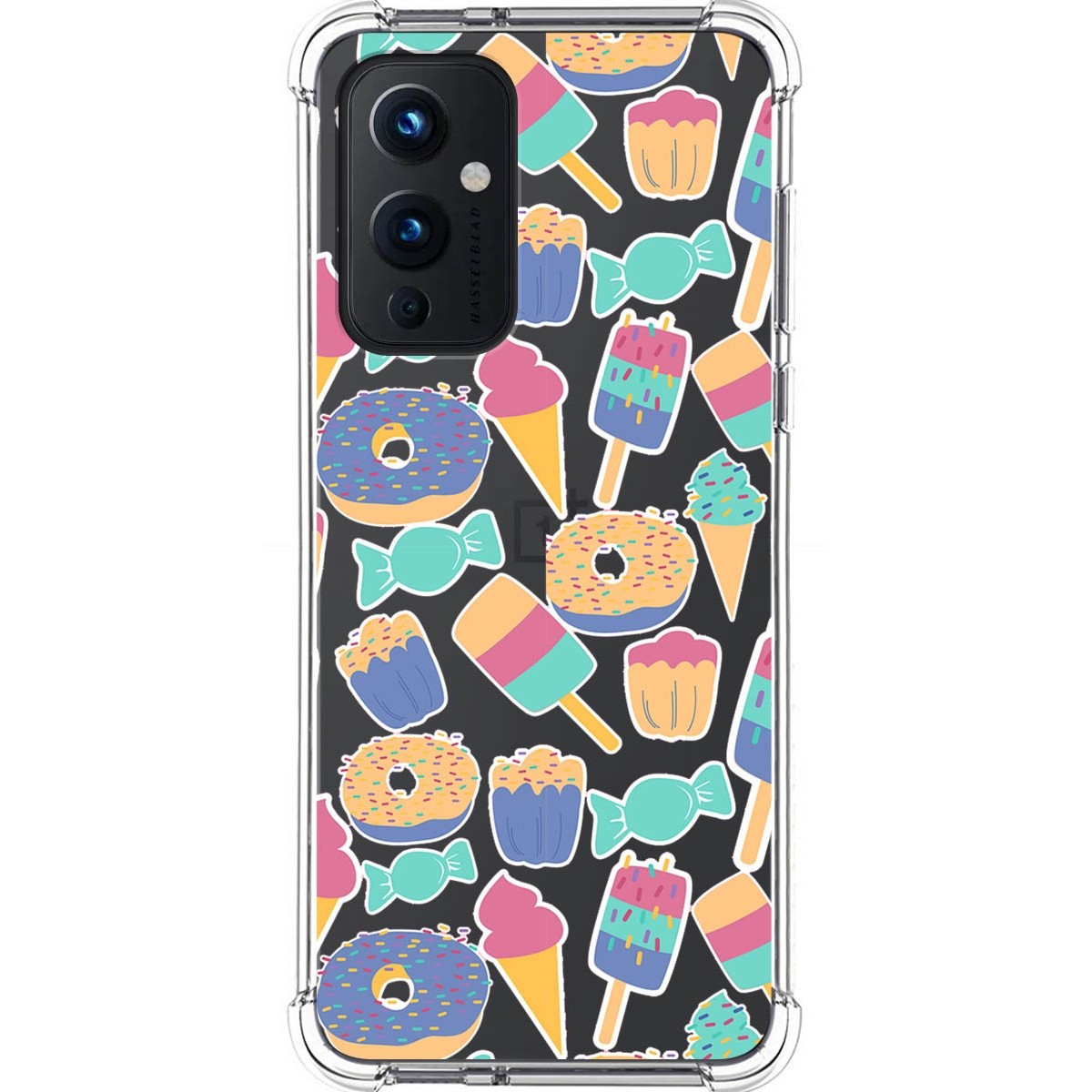 Funda Silicona Antigolpes para OnePlus 9 5G diseño Dulces 02 Dibujos