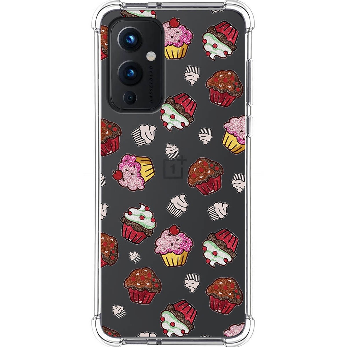 Funda Silicona Antigolpes para OnePlus 9 5G diseño Muffins Dibujos