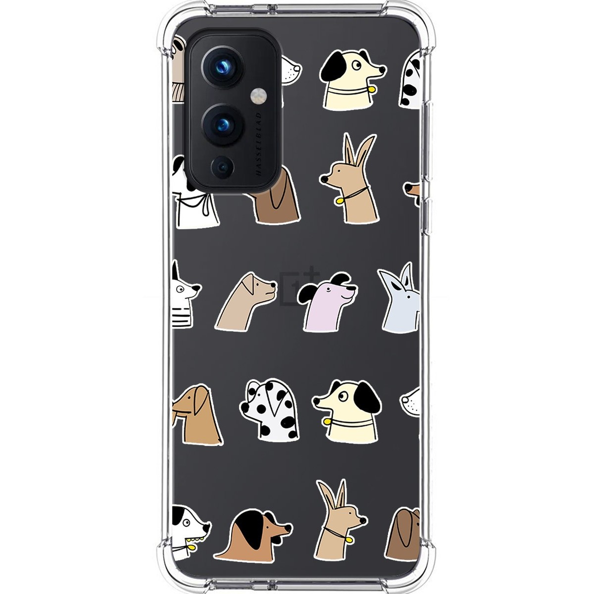 Funda Silicona Antigolpes para OnePlus 9 5G diseño Perros Dibujos