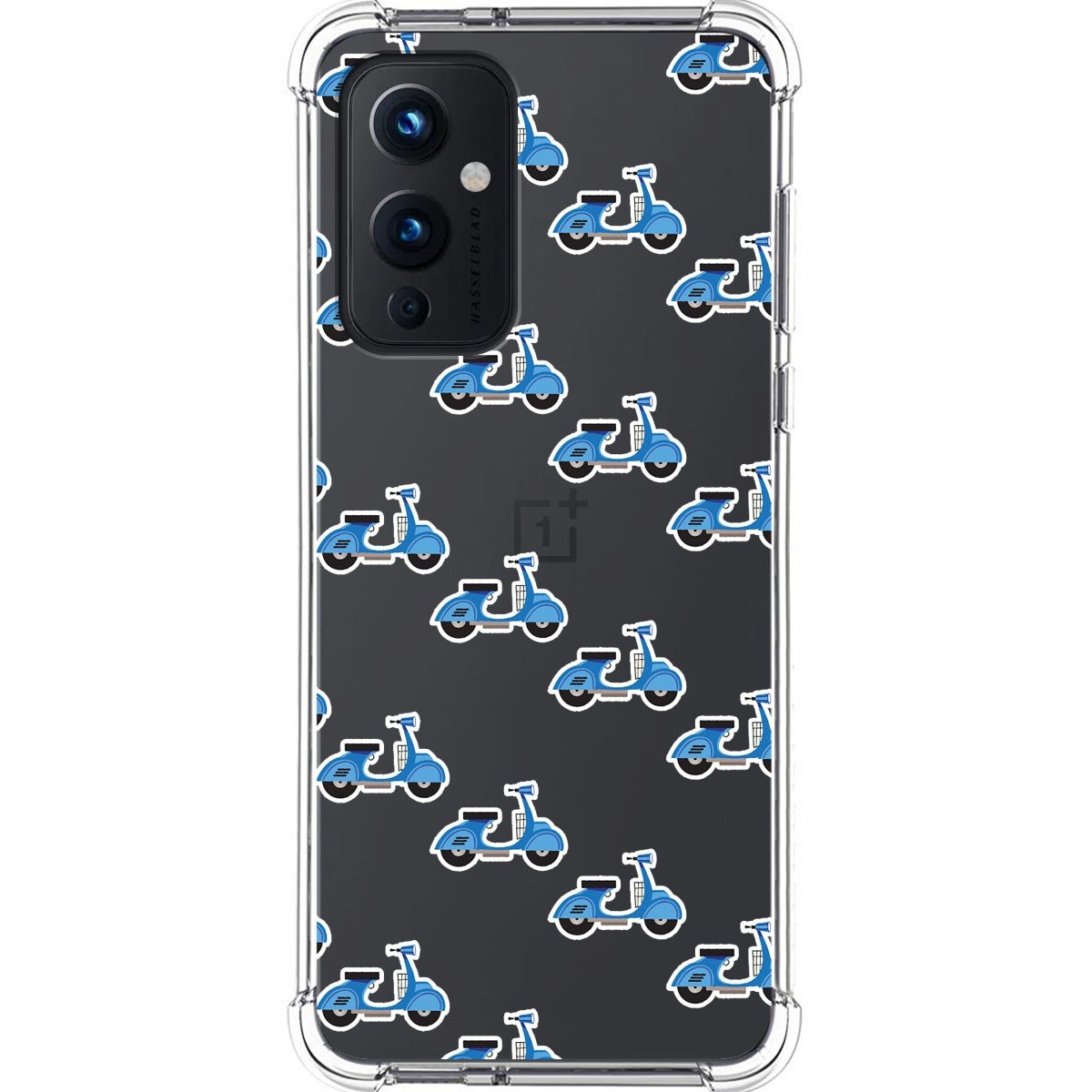 Funda Silicona Antigolpes para OnePlus 9 5G diseño Scooter Dibujos