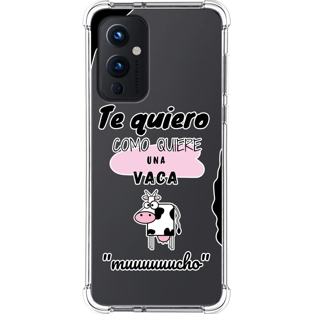 Funda Silicona Antigolpes para OnePlus 9 5G diseño Vaca Dibujos