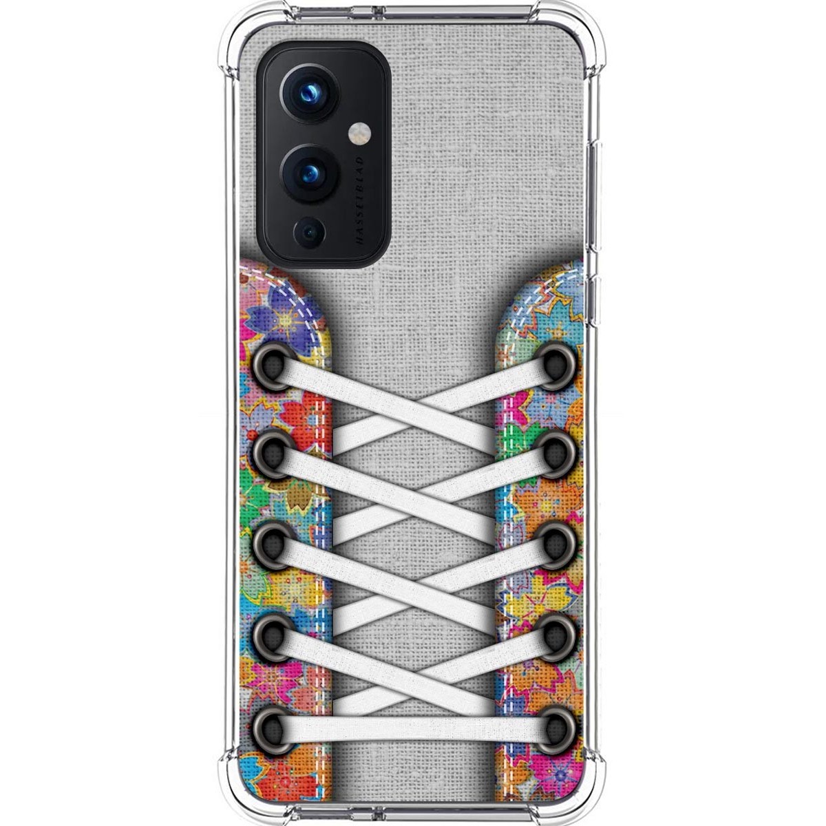 Funda Silicona Antigolpes para OnePlus 9 5G diseño Zapatillas 04 Dibujos