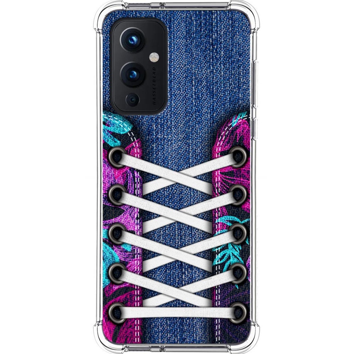 Funda Silicona Antigolpes para OnePlus 9 5G diseño Zapatillas 06 Dibujos