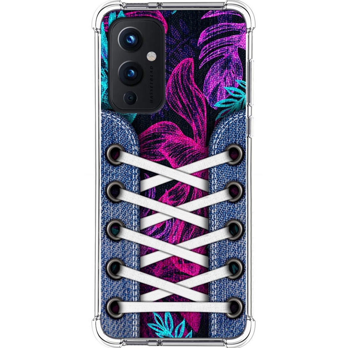 Funda Silicona Antigolpes para OnePlus 9 5G diseño Zapatillas 07 Dibujos