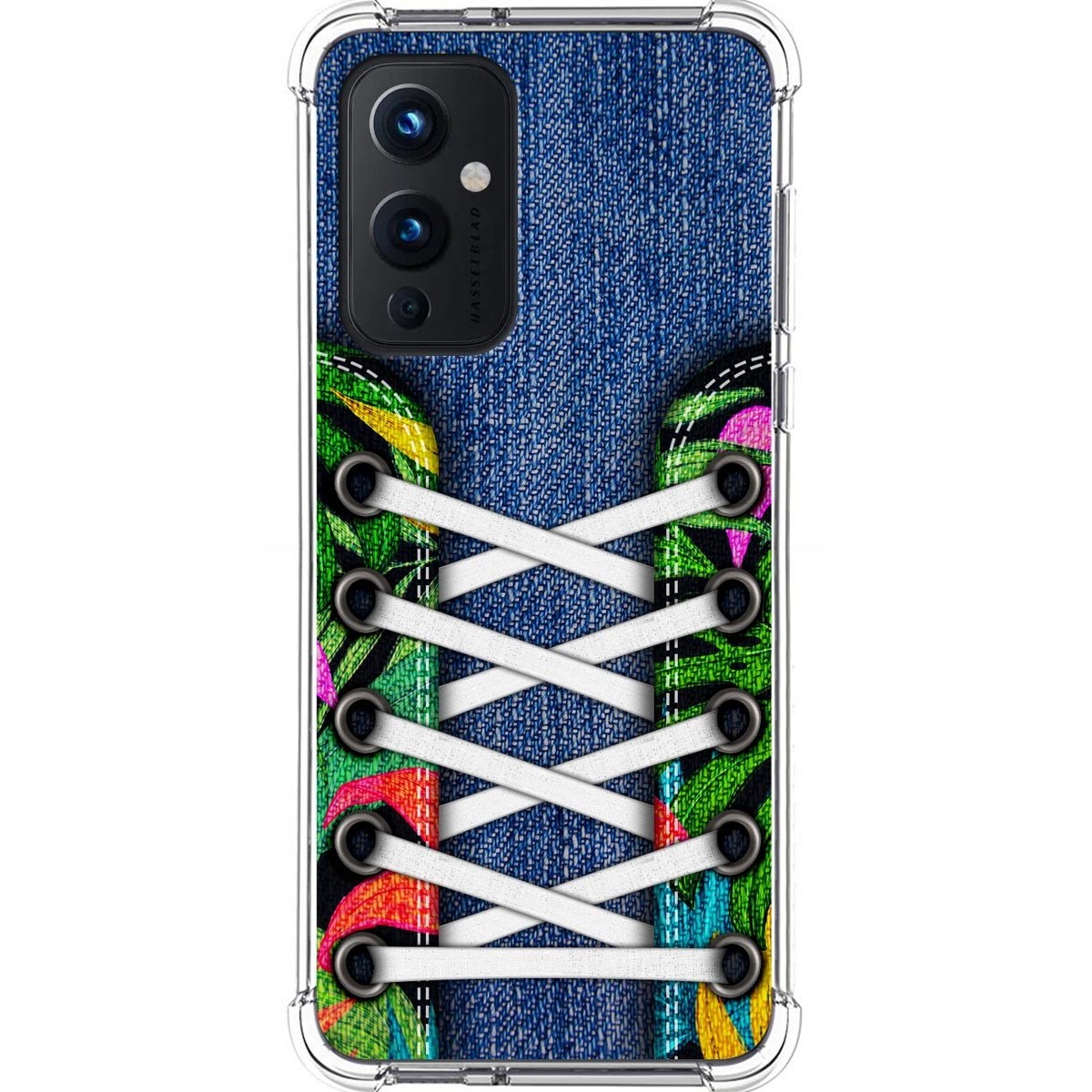 Funda Silicona Antigolpes para OnePlus 9 5G diseño Zapatillas 13 Dibujos