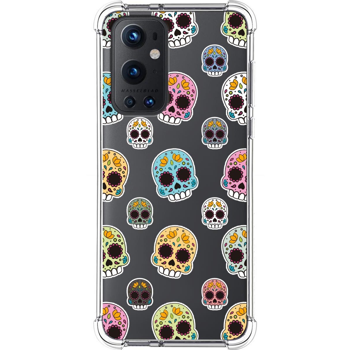 Funda Silicona Antigolpes para OnePlus 9 Pro 5G diseño Catrina Dibujos