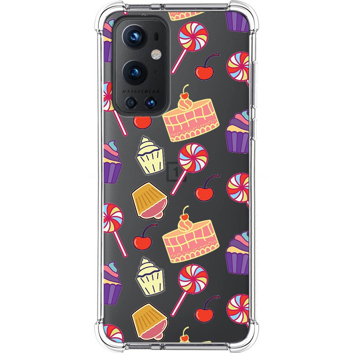 Funda Silicona Antigolpes para OnePlus 9 Pro 5G diseño Dulces 01 Dibujos
