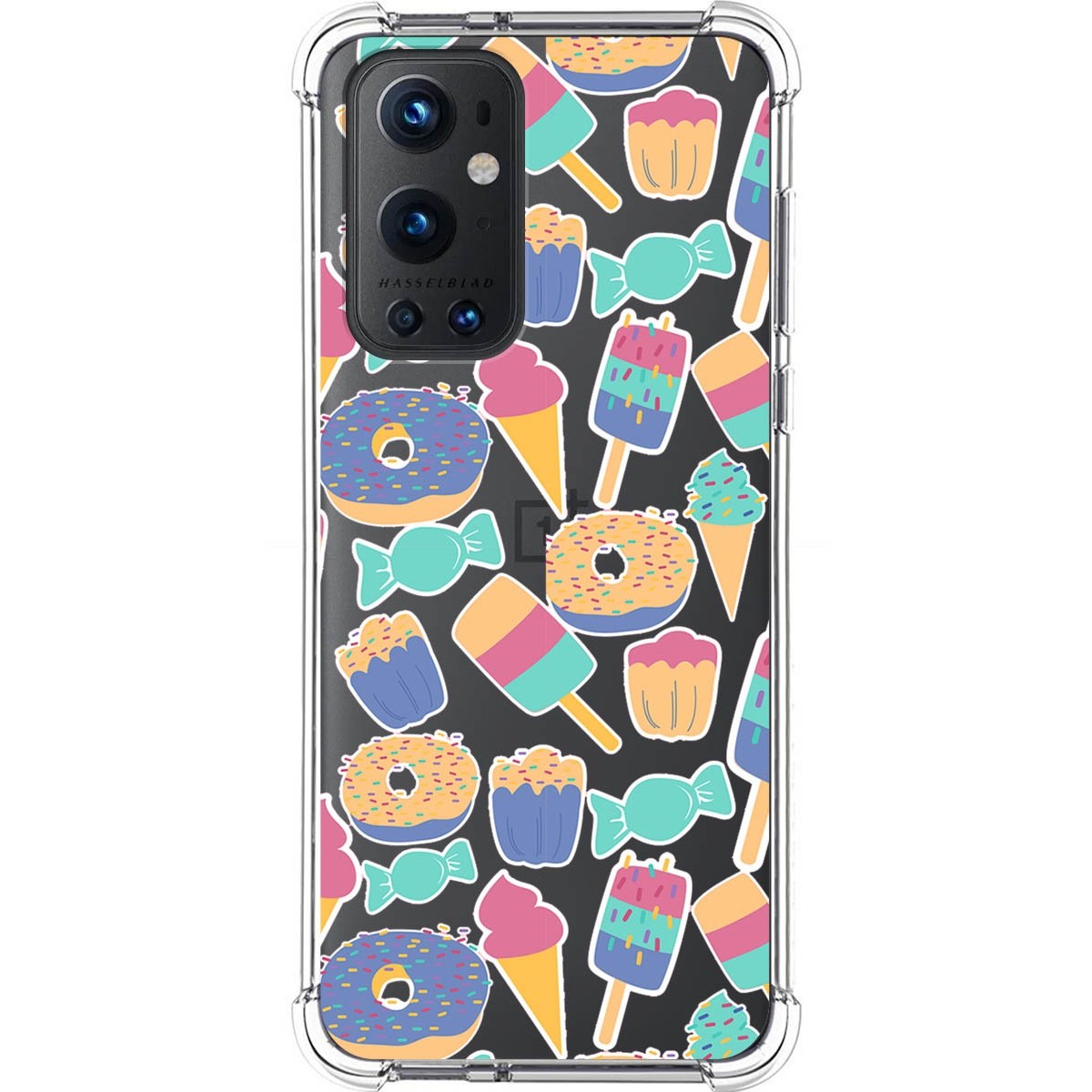 Funda Silicona Antigolpes para OnePlus 9 Pro 5G diseño Dulces 02 Dibujos