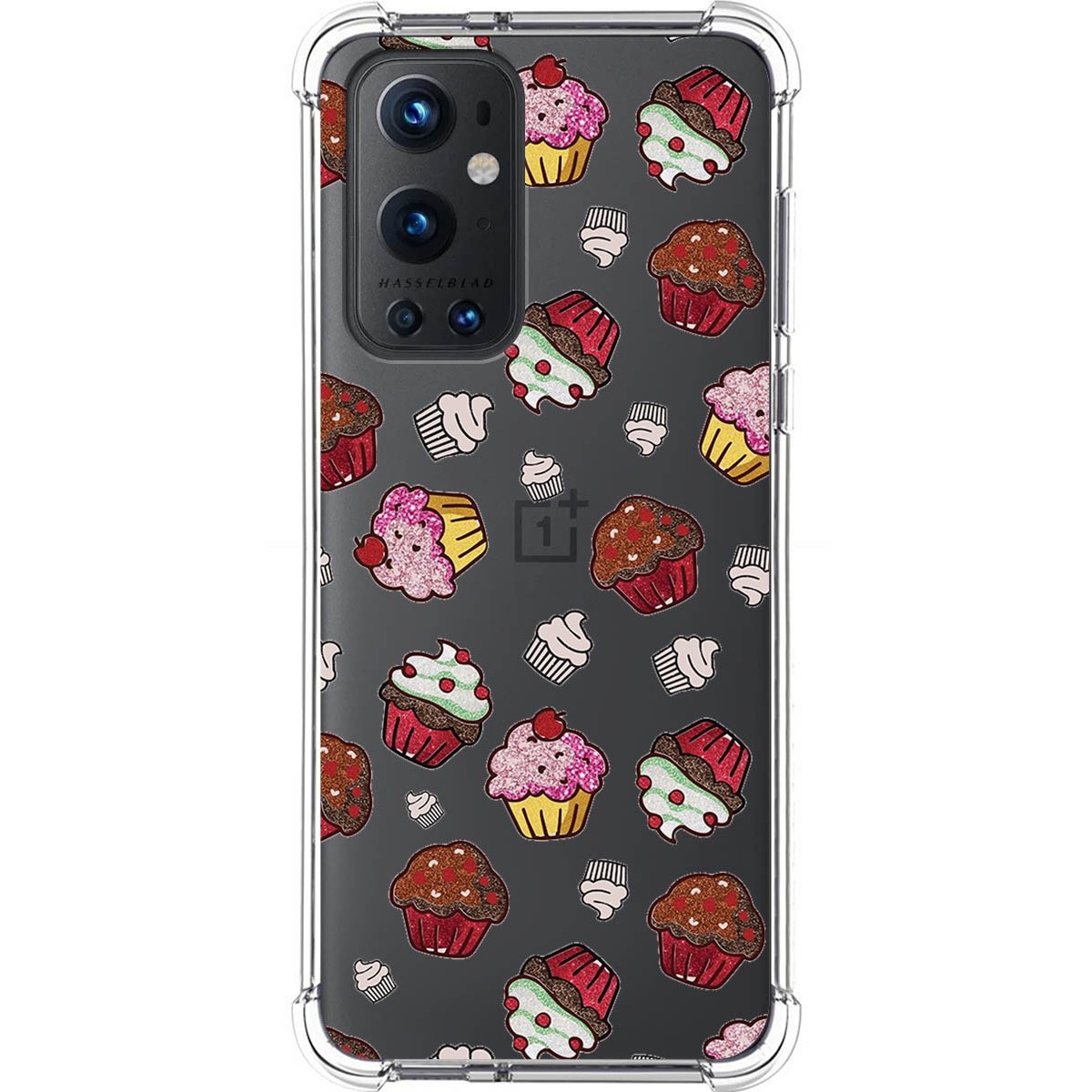 Funda Silicona Antigolpes para OnePlus 9 Pro 5G diseño Muffins Dibujos