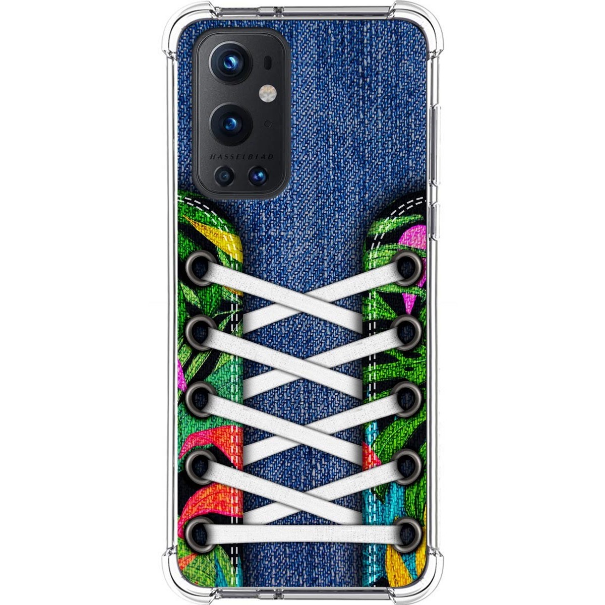 Funda Silicona Antigolpes para OnePlus 9 Pro 5G diseño Zapatillas 13 Dibujos